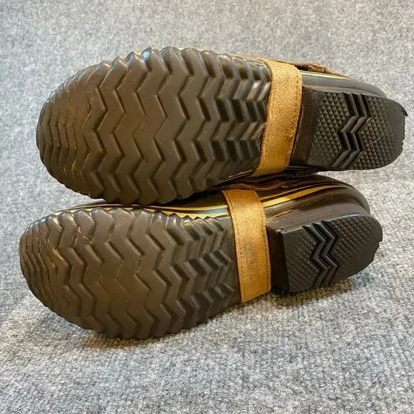 Sorel Women 7.5 Nutmeg Brown Leather Slimpack Belted Riding Tall Boot Equestrian - Picture 5 of 11